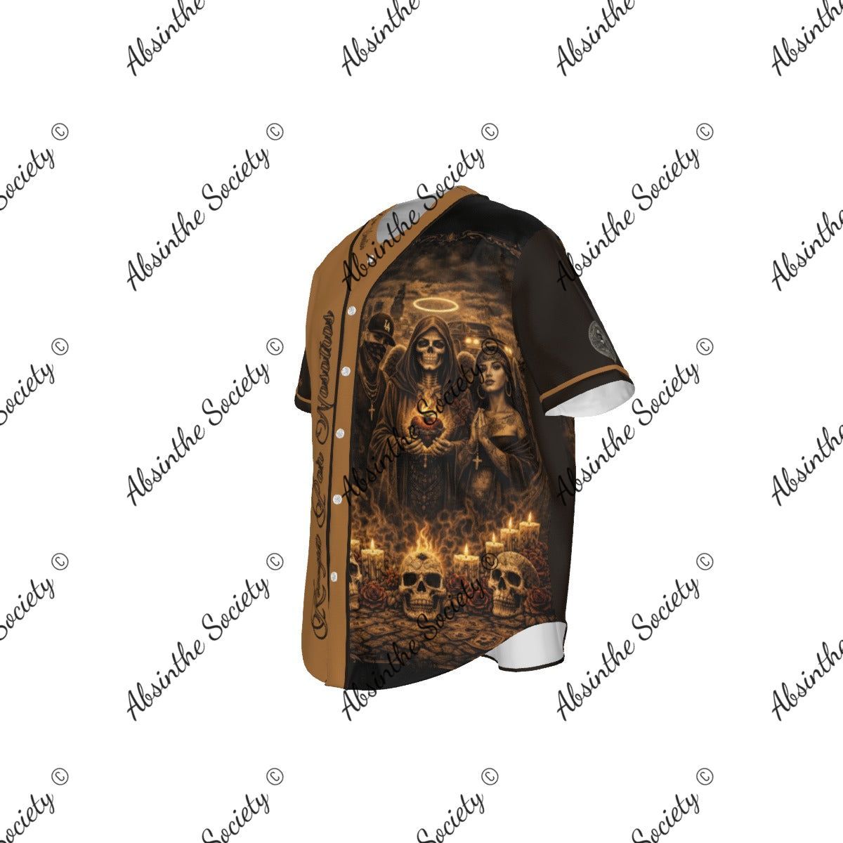 Los Santos Baseball Jersey | Dark Chicano Streetwear