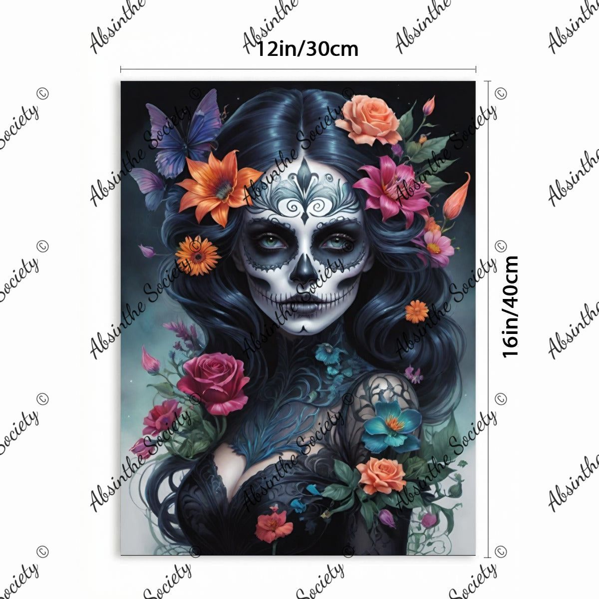 La Sangre | Framed Canvas Wall Art | Dark Chicana Gothic Home Décor