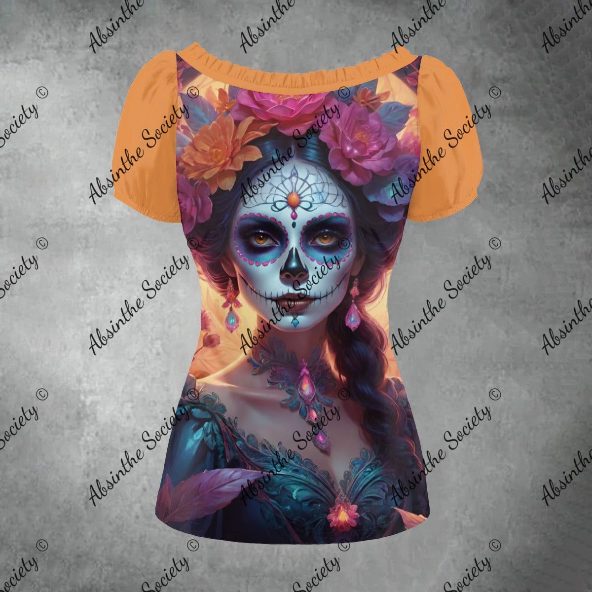 Gothic Glow - Puff Sleeve Shirt
