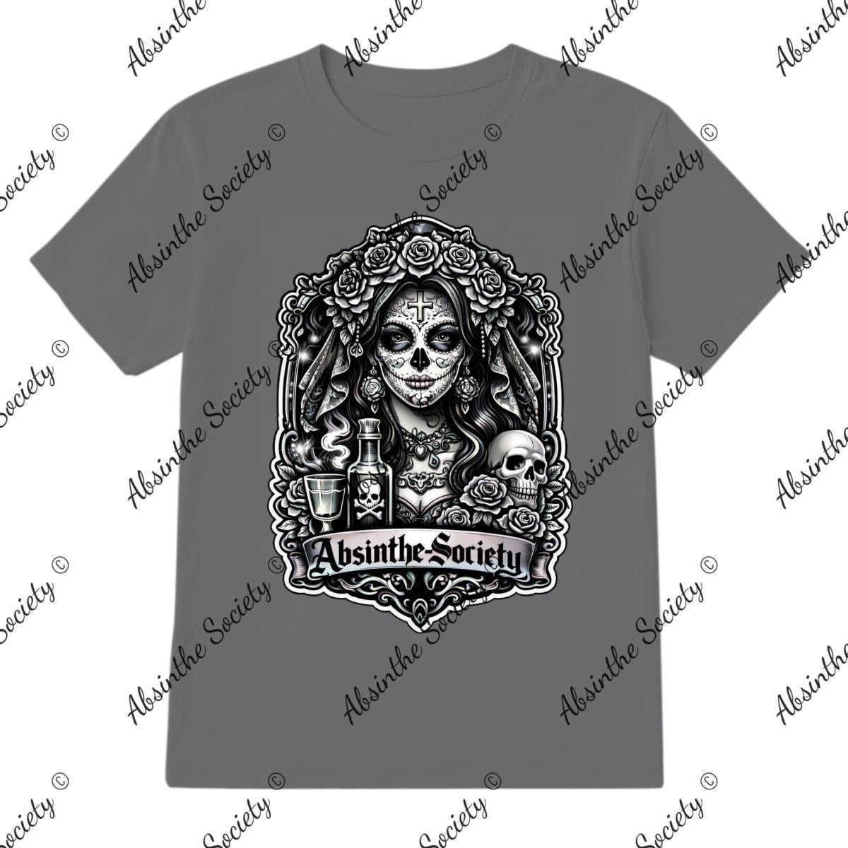 Absinthe Society Catrina - T-Shirt Printed in USA