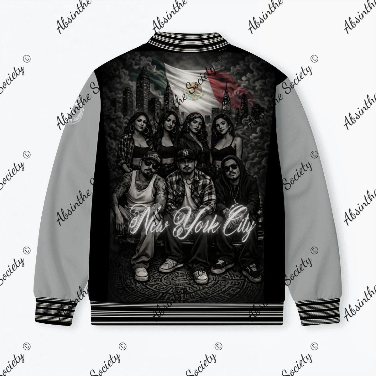 ⭐ Chicano Pride Under NY Sky - Varsity Jacket