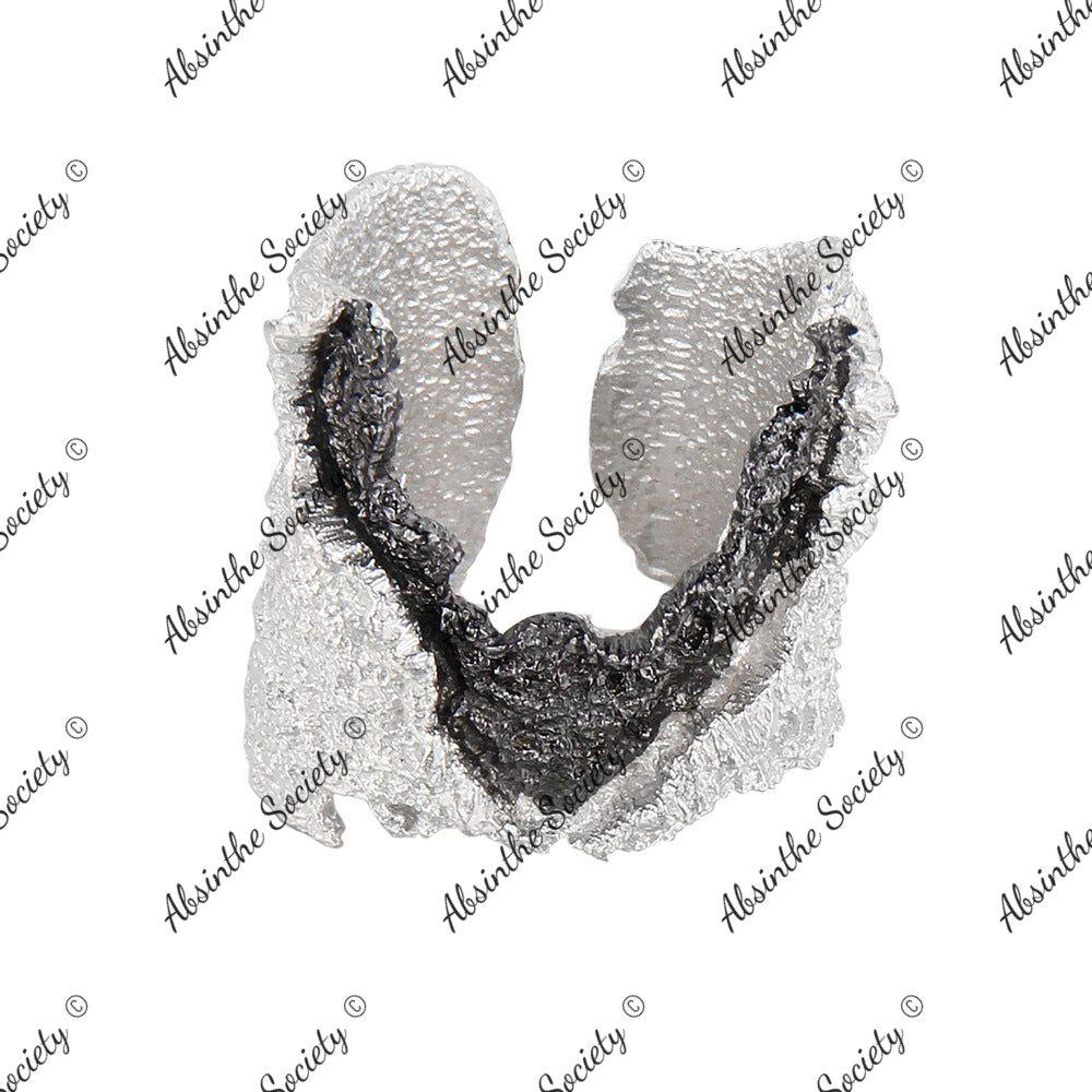 Two-Tone Silver Statement Ring | Adjustable