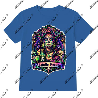 Absinthe Society Catrina Color - T-Shirt Printed in USA
