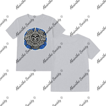 Dark Bloom T-Shirt |Made in USA Sport Grey