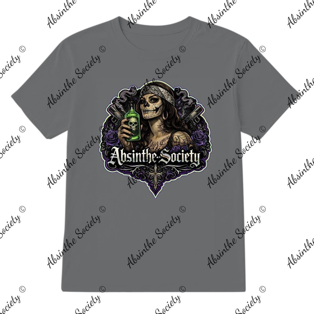 Chingona - Absinthe Society |T-Shirt Made in USA