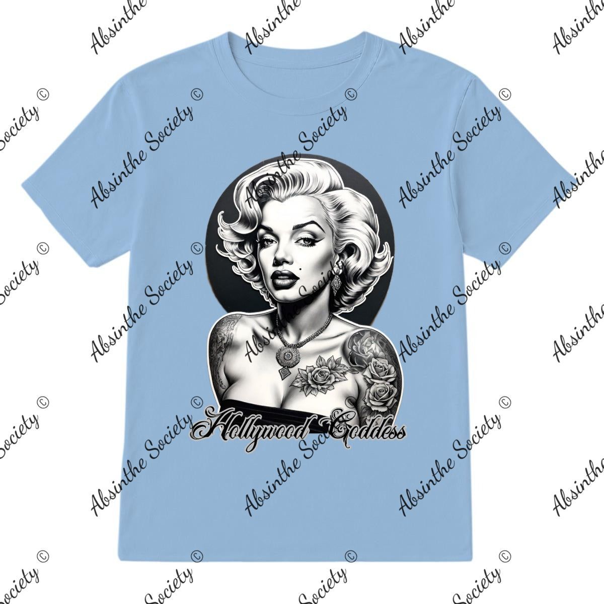 Marilyn Hollywood Goddess- T-Shirt Printed in USA