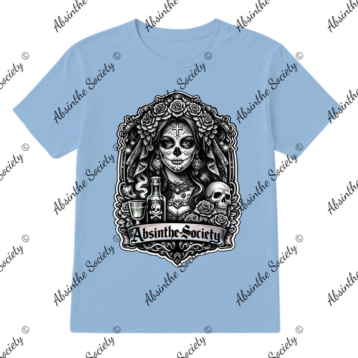 Absinthe Society Catrina - T-Shirt Printed in USA