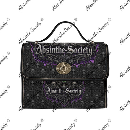 Quoth the Raven - Lock Bag - Gothic Poe Inspired- Absinthe Society Black ONE SIZE