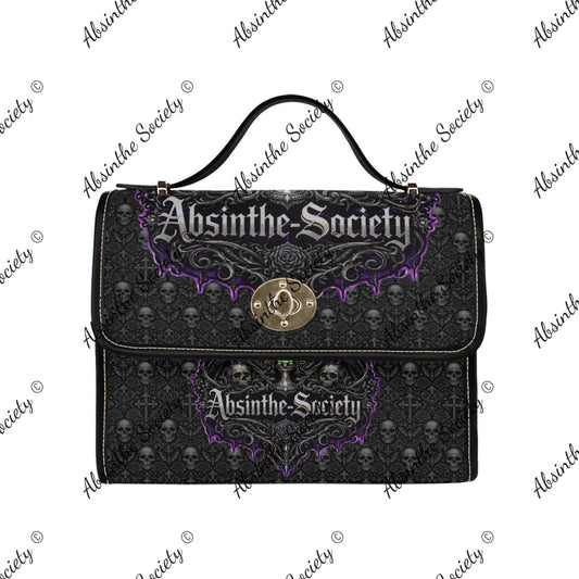 Quoth the Raven - Lock Bag - Gothic Poe Inspired- Absinthe Society Black ONE SIZE