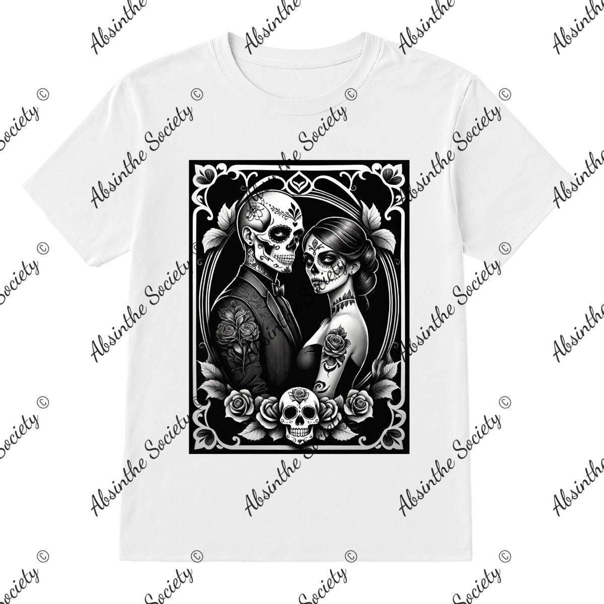 Ghostly Glamor | Unisex T-Shirt | Gildan 5000 | DTF Print | Printed in USA | Absinthe Society