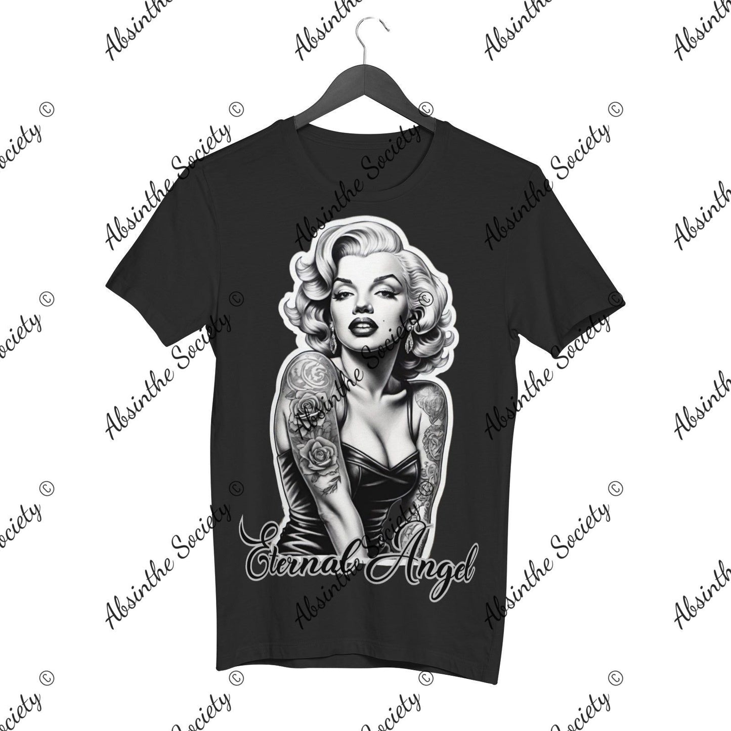 Eternal Angel Cotton T-shirt Black