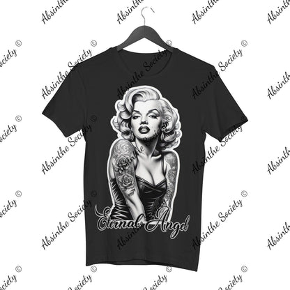 Eternal Angel Cotton T-shirt Black