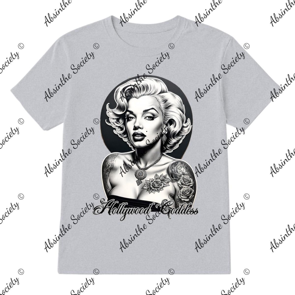 Marilyn Hollywood Goddess- T-Shirt Printed in USA