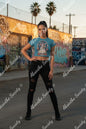Candy Charm - Cropped T-shirt White