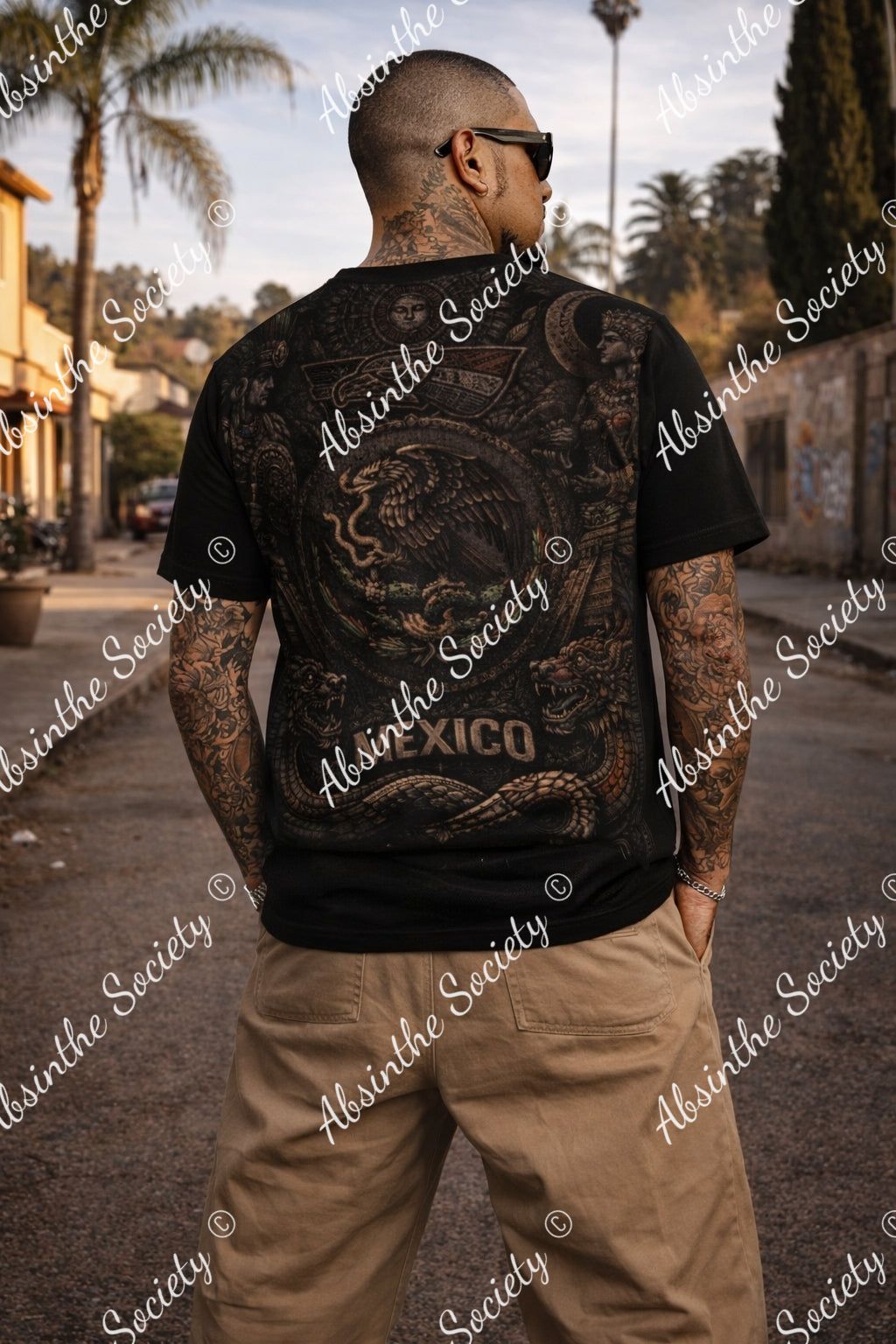 Mi Lindo México - T-Shirt - Cotton Crew Neck