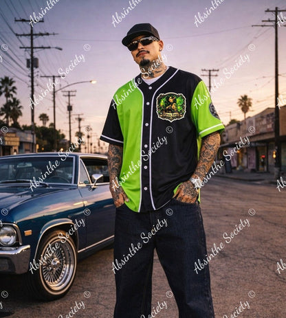 Absinthe Society - Green Fairy - Baseball Jersey