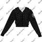 Eternal Angel - Chiffon Cropped Jacket Black
