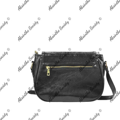 Hollywood Goddess Classic Saddle Bag - Vegan Leather