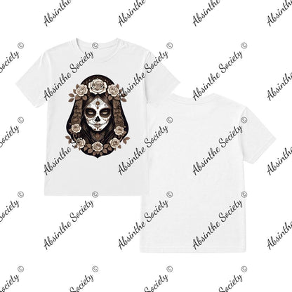 Sepia Queen Catrina Printed in USA White