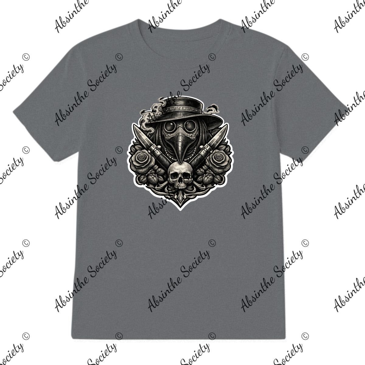 La Vida Toxica- La Pareja Grayscale- Double Side T-Shirt Printed in USA
