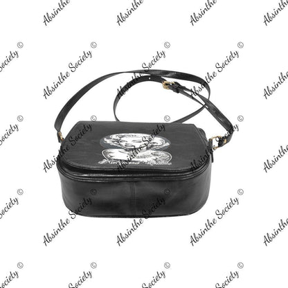 Hollywood Goddess Classic Saddle Bag - Vegan Leather