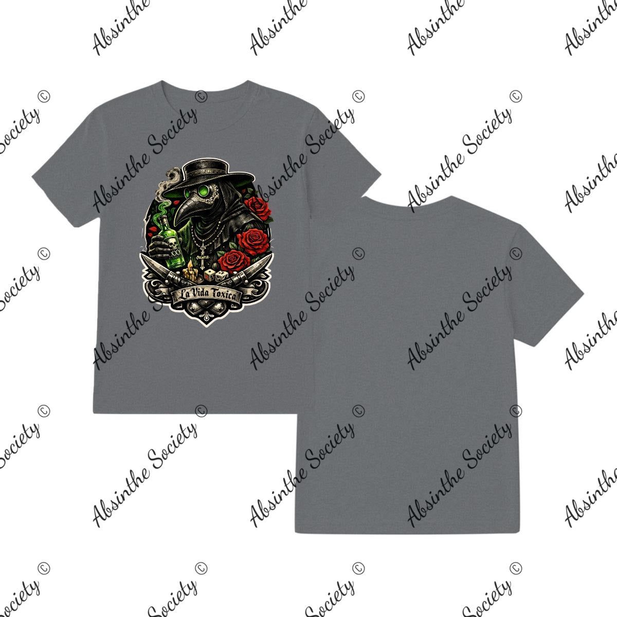 La Vida Toxica - Plague Saint - T-Shirt Printed in USA Graphite