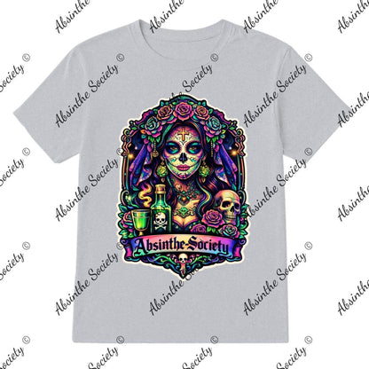 Absinthe Society Catrina Color - T-Shirt Printed in USA