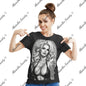Anna Nicole Women's Cotton Short Sleeve T-shirt Black