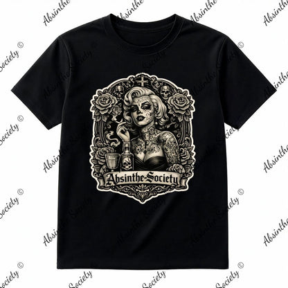 Tattooed Marilyn T-Shirt | Absinthe Society
