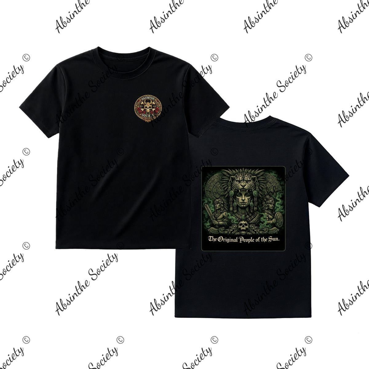 The Original People | Unisex Heavyweight T-Shirt |Cotton | Printed in USA | Absinthe Society Black