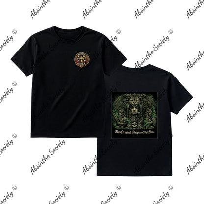 The Original People | Unisex Heavyweight T-Shirt |Cotton | Printed in USA | Absinthe Society Black