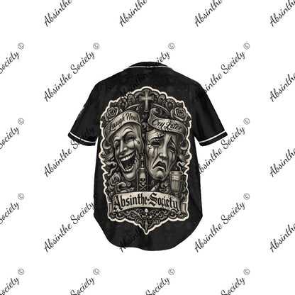 Laugh Now Cry Later- Absinthe Society Baseball Jersey