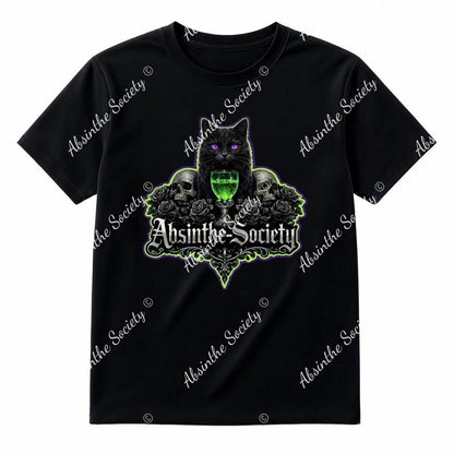 Black Cat T-Shirt | Absinthe Society