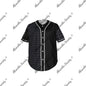 Ghostly Glamor All-Over Print Short Sleeve Baseball Jersey White