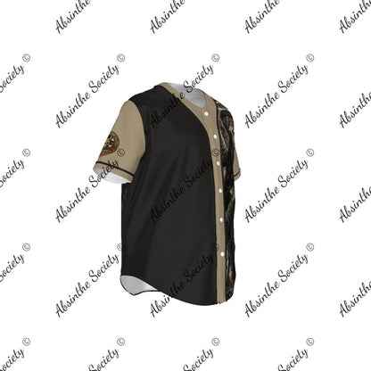 Angel del Barrio Baseball Jersey | Dark Chicano Streetwear | Absinthe Society