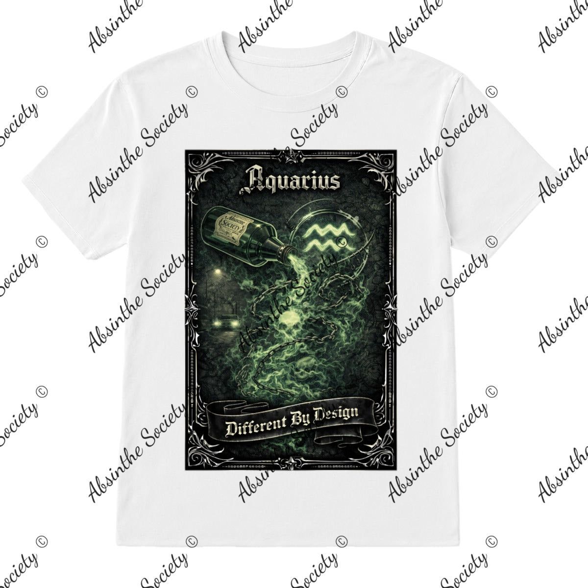 Aquarius T-Shirt Printed in USA|