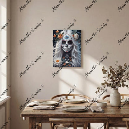 La Sombra | Framed Canvas Wall Art | Dark Chicana Gothic Home Décor