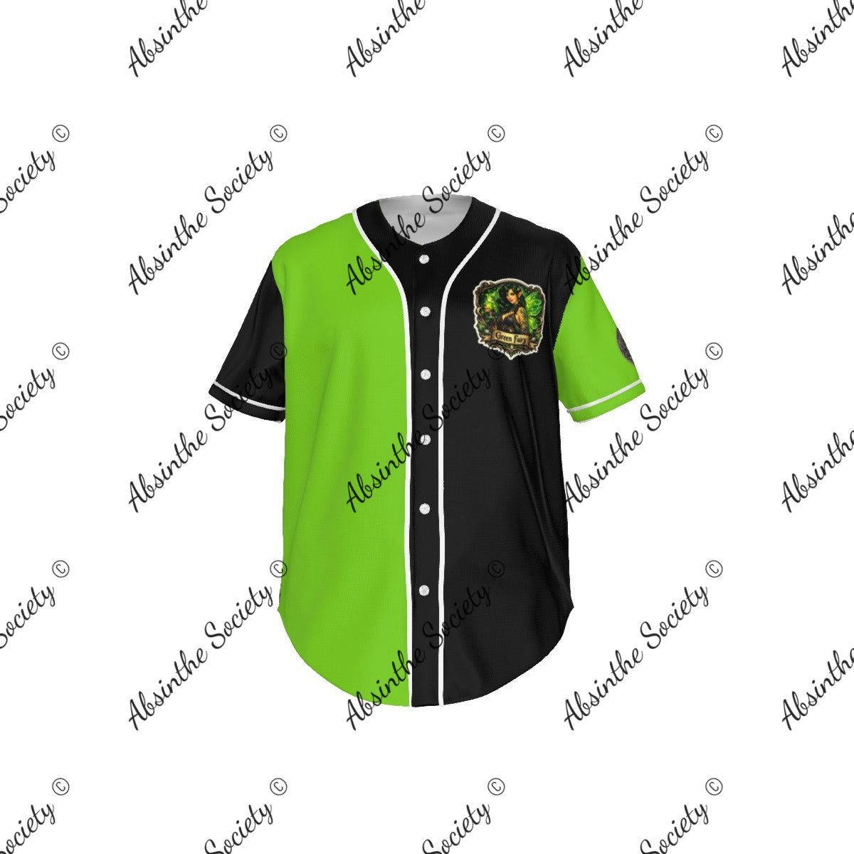 Absinthe Society - Green Fairy - Baseball Jersey