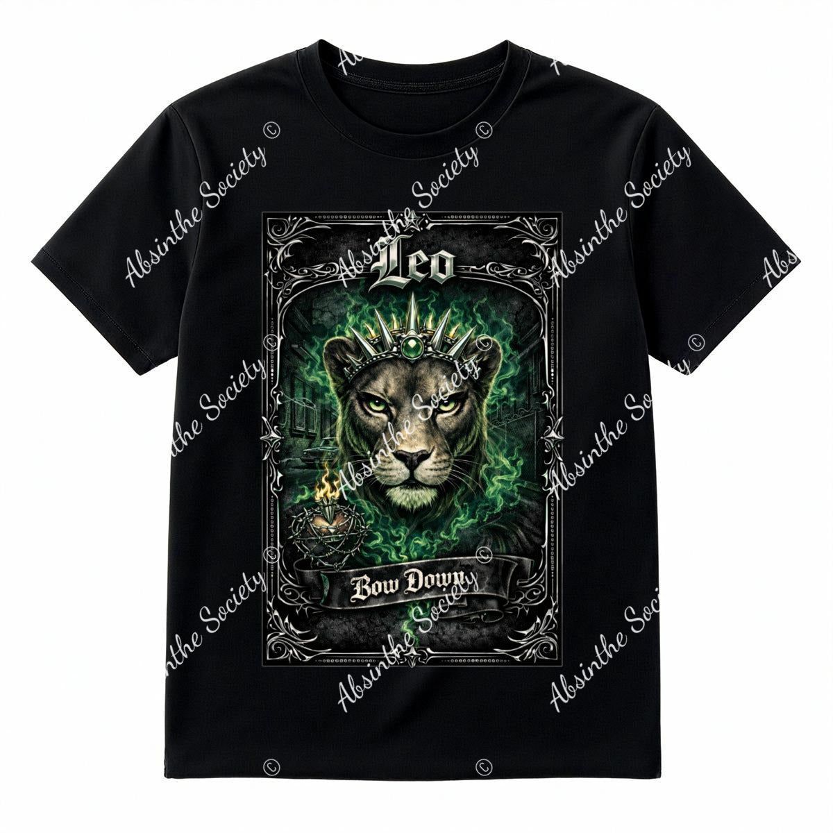 Leo Lioness T-Shirt Printed in USA