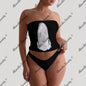 La Virgin Blanca - Strapless Tube Top Set White