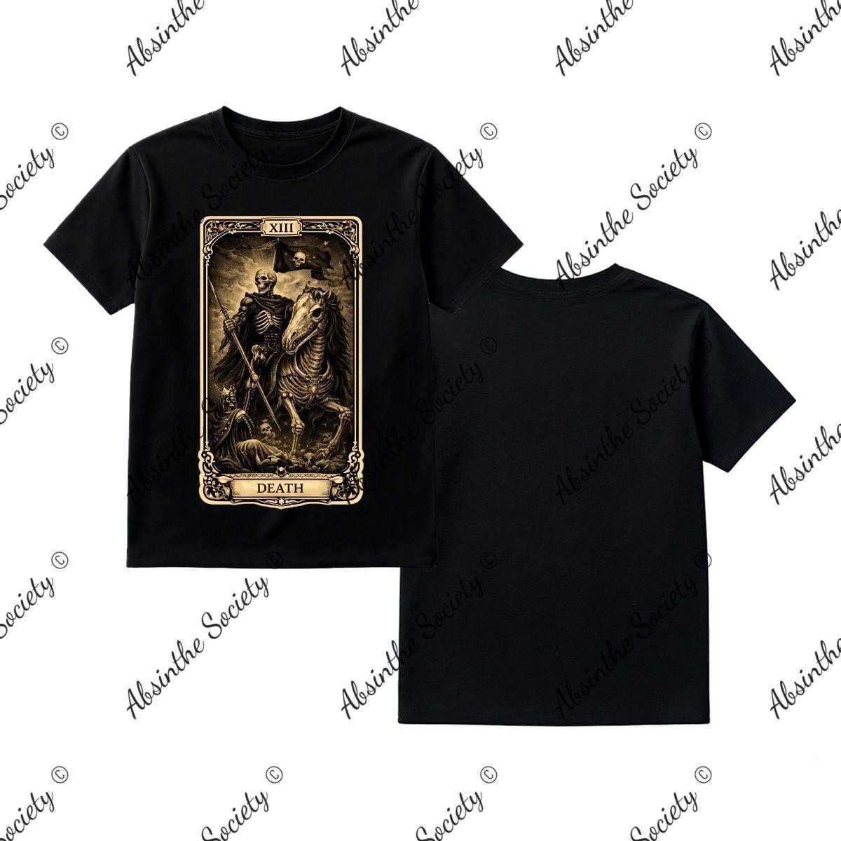 Death unisex T-Shirt Printed in USA Black