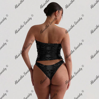 Enchanted Abyss - Strapless Tube Top Set
