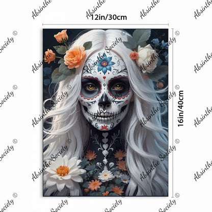 La Sombra | Framed Canvas Wall Art | Dark Chicana Gothic Home Décor