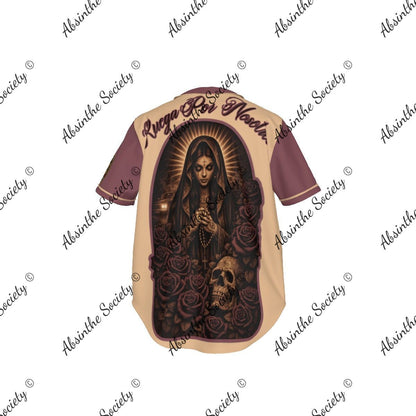 Ruega Por Nosotros Baseball Jersey | Absinthe Society 002