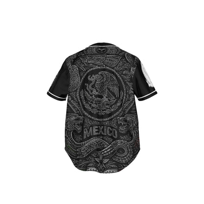 Mi Lindo México con La Madre | Baseball Jersey | Dark Chicano Gothic Streetwear