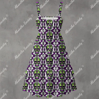 Absinthe Haze - Ruffle Hem Dress