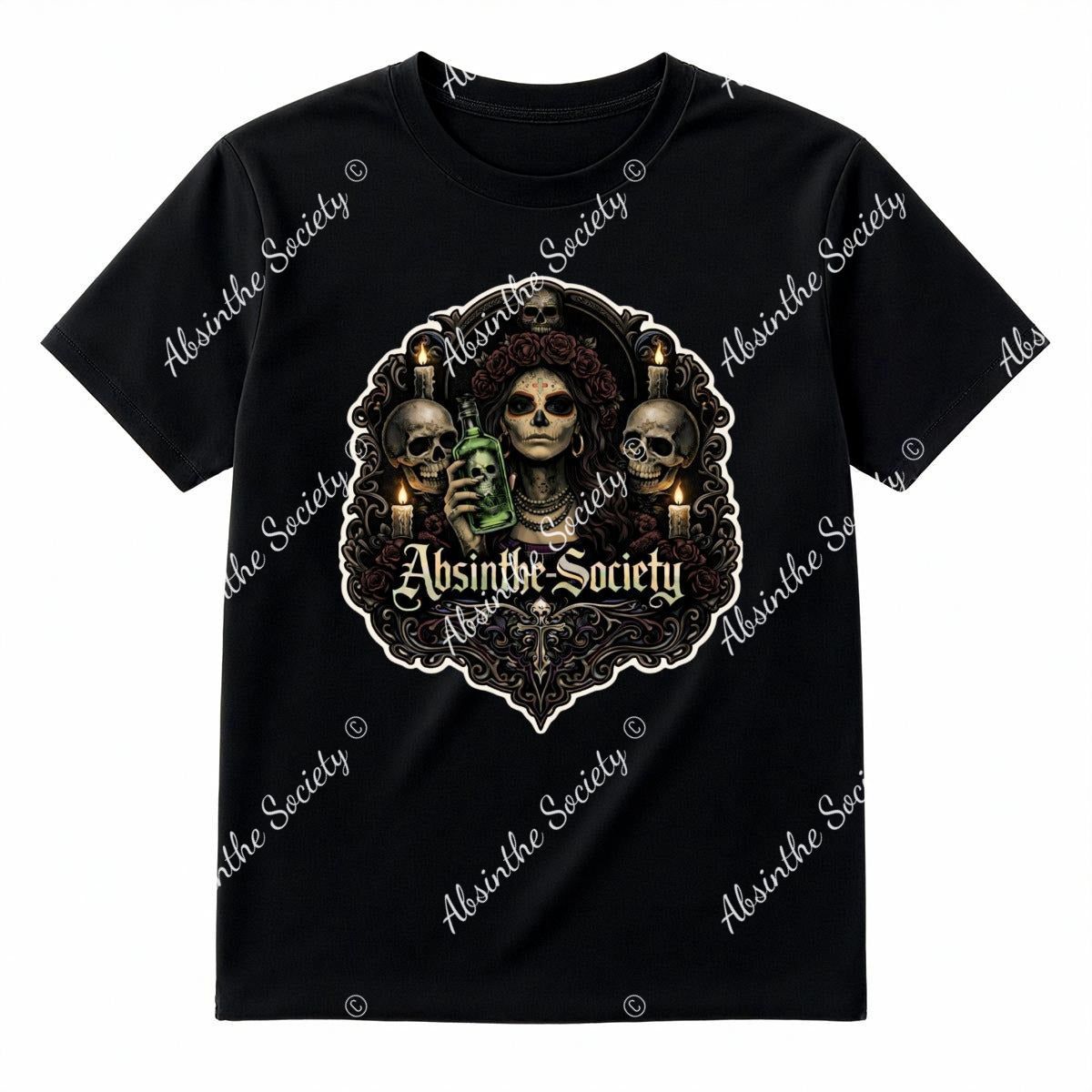 La Catrina de Absenta — La Viuda T-Shirt | Absinthe Society