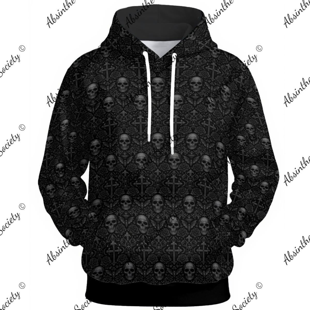 Always Laughing Never Crying Skull - Unisex Pullover Hoodie | Cotton