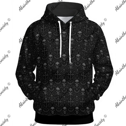 Always Laughing Never Crying Skull - Unisex Pullover Hoodie | Cotton
