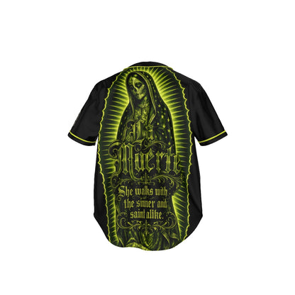 La Muerte |Baseball Jersey | Dark Chicano Gothic Streetwear